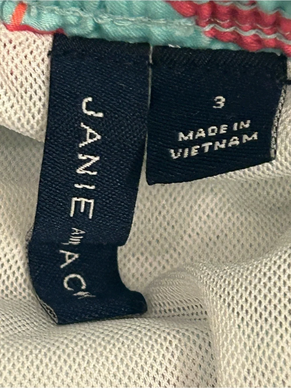 Janie and Jack swim trunks size 3 boys